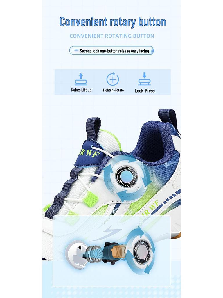 Youth Lightweight Non-Slip Badminton & Table Tennis Shoes for Boys & Girls