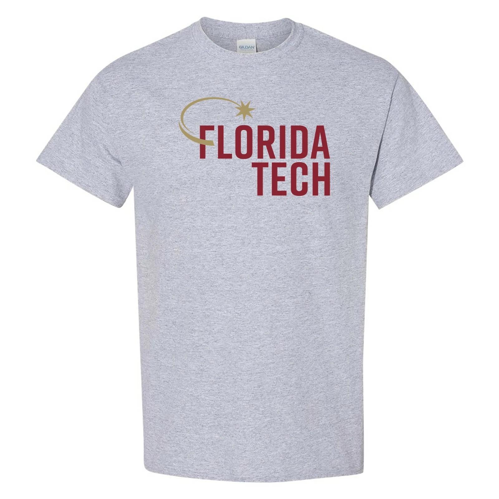 Florida Tech Panthers Institutional Logo Short Sleeve - Sport Grey 4XL
