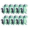 1/2/3/4/5/6/9/10/15Pcs Car Stickers Waterproof UV Resistant Strong Stickiness Self Adhesive Colorful Lizard Stickers Funny Decals