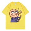 Funny Middle Finger Animated Meme T Shirt Unisex Unisex Clothing Cartoon Fashion Tshirts Summer Casual Loose Short Sleeve Tshirt