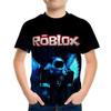 T-shirt Roblox Estiva per Ragazzi Moda Bambini T-shirt Traspirante Casual Stampa Gioco Vestiti Manica Corta Abbigliamento Bambini