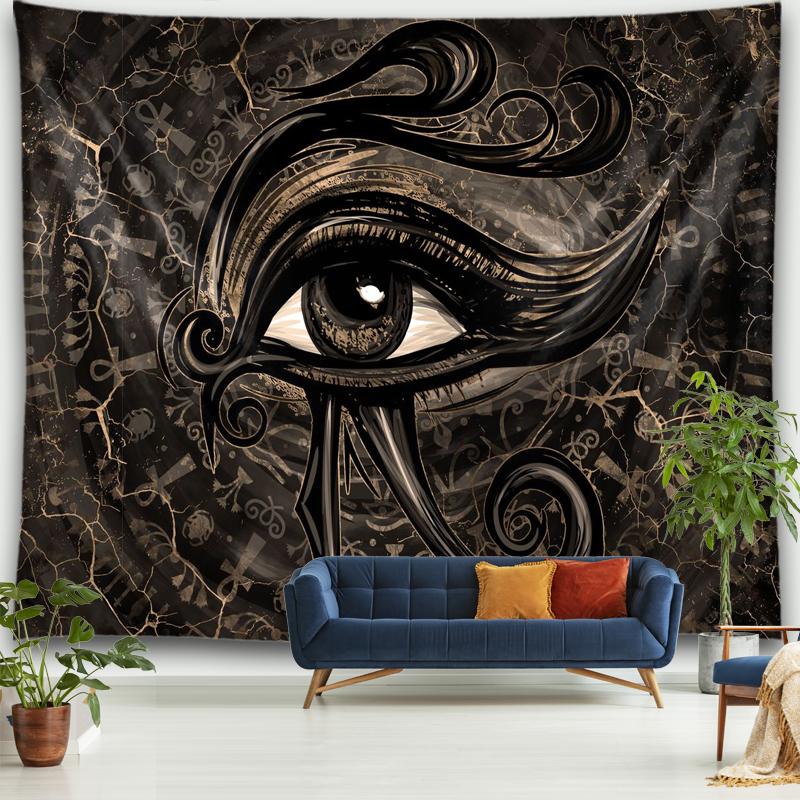 Home Old Culture Retro Wall Decoration Ancient Egypt Tapestry Mystical Symbols Tapestry Wall Hanging Cloth