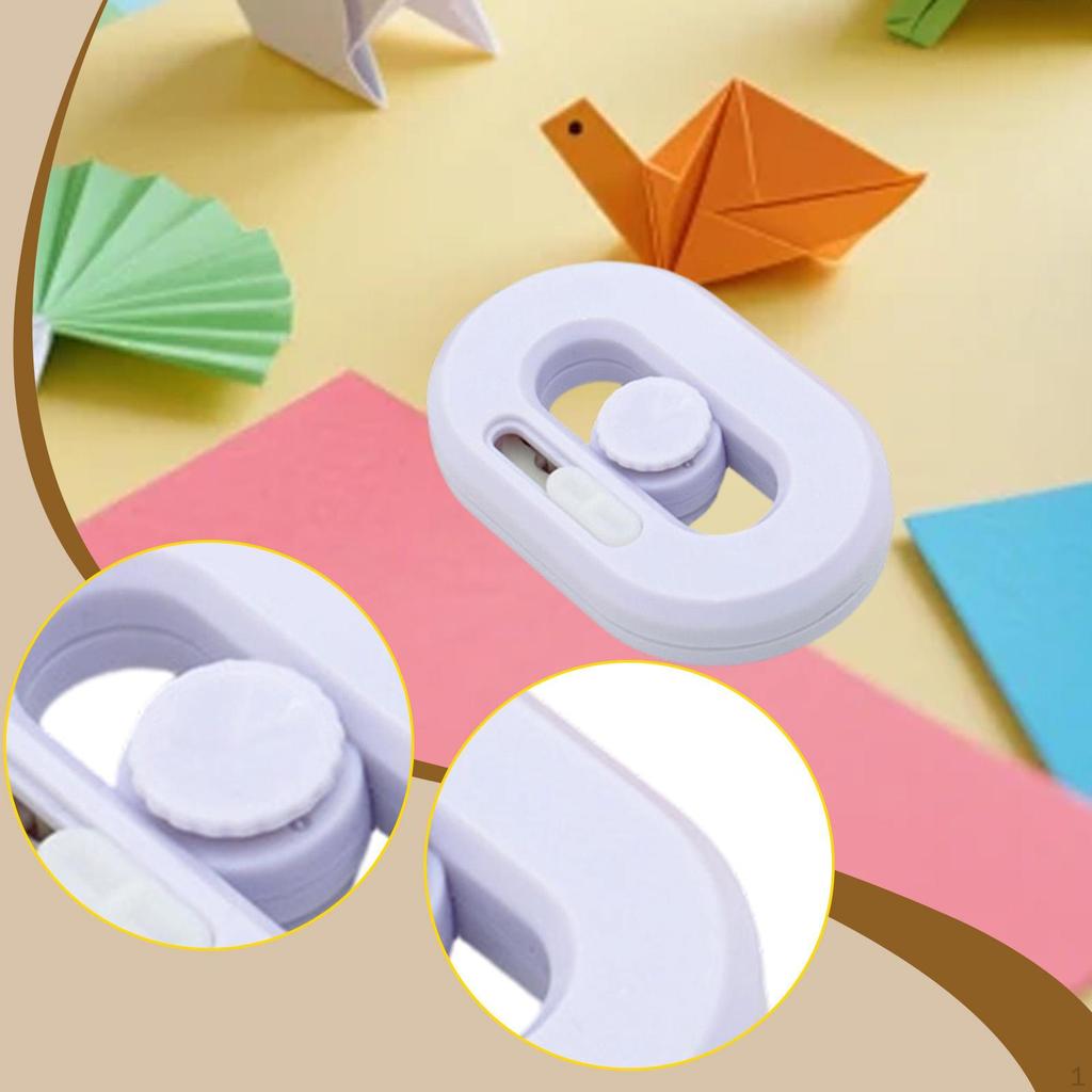 Box Cutter Opener Compact Mini Lightweight Paper Knife Utility for Stretch Wrap Banding