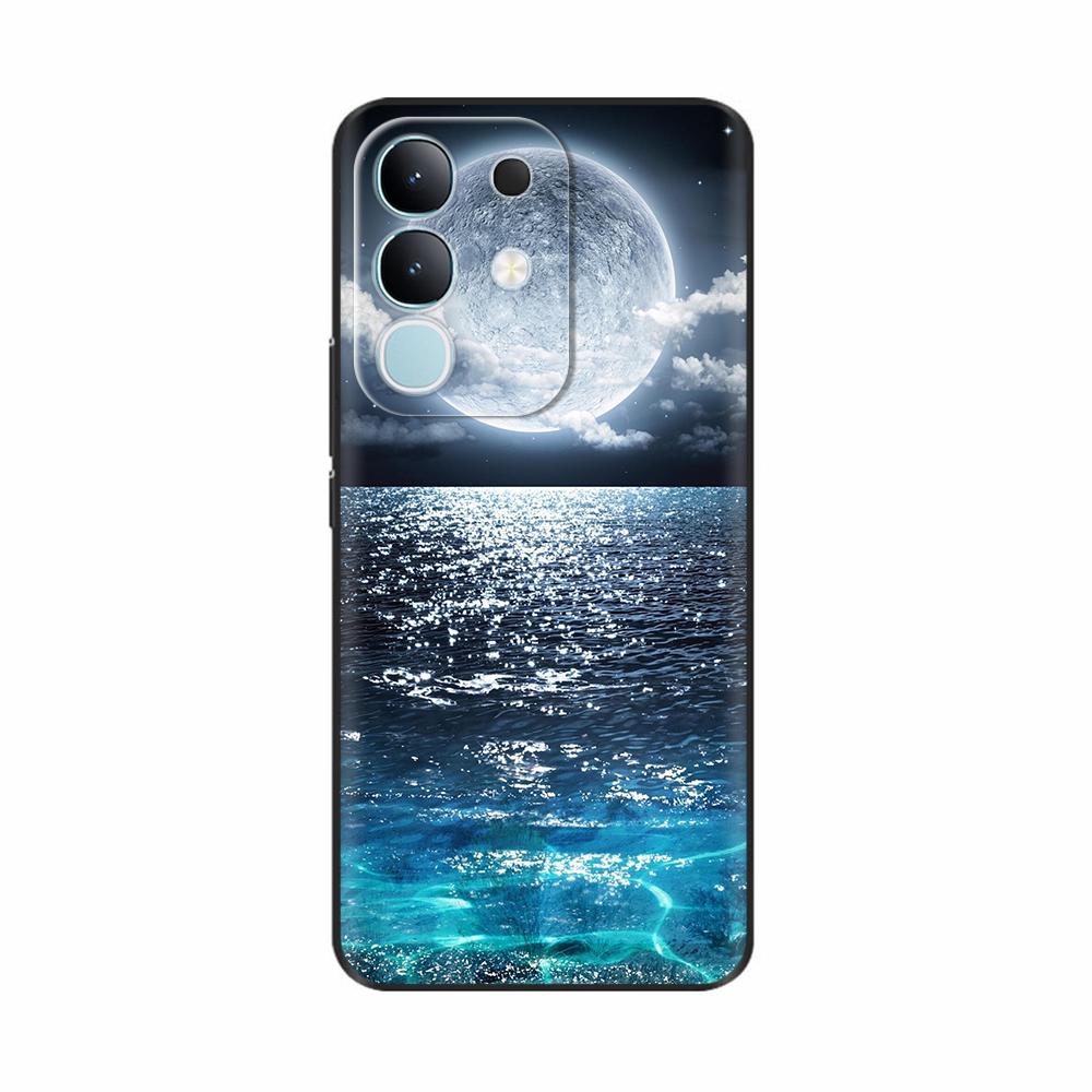 For Vivo Y29 4G Case Cover 2025 Lovely Flowers Soft Silicone Capa Phone Cases For Vivo Y29 4G Case Cartoon Shockproof Bags Coque