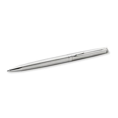 Waterman Metropolitan Essential Ballpoint Stainless Steel Genuine Imported Product Pen, Oil-Based, CT, S2259372,