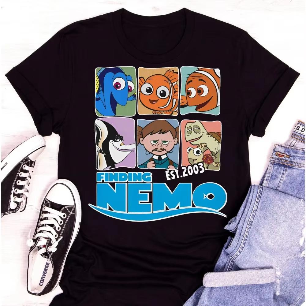 Cute Finding Nemo Est 2003 Characters Shirt Finding Dory TShirt Pixar Fest Matching Tee S