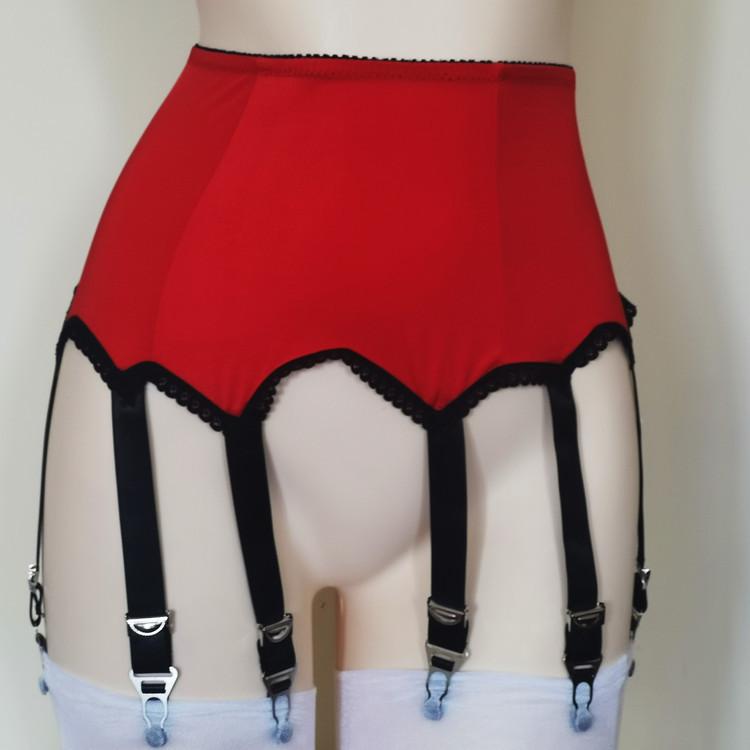 Hot Sales Polyester Mesh 6-claw Buckle Non-slip Garter Belt Thigh Garters Garter Belt Sexy