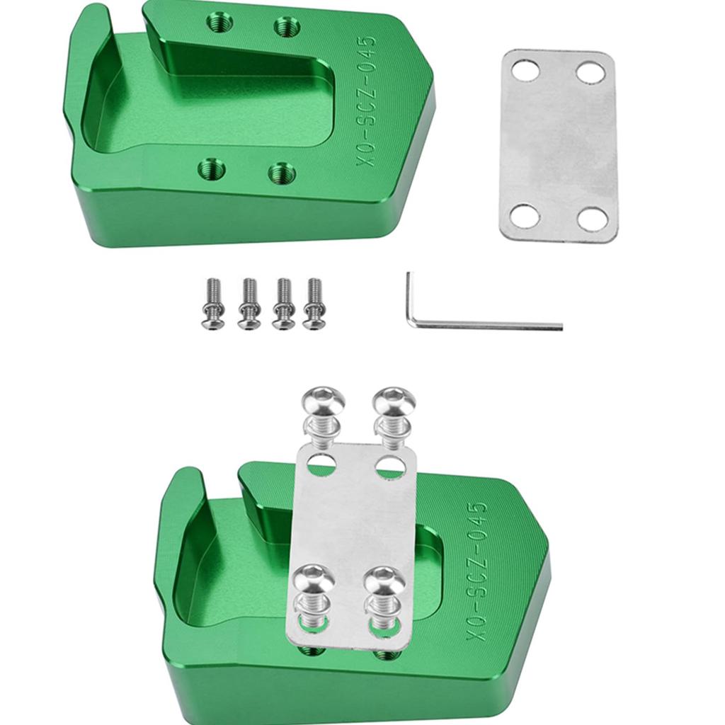 LEDISHUN Motorcycle Brake Pedal Extension Plate for Ninja 400/Z400 (2018-2023) - CNC Aluminum (Red)