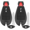 Key Fob Replacement For 2013- Ram 1500 2500 3500 4500 5500/19-21 Ram 1500 Classic Car Keyless Entry Remote Control,GQ4-53T,3 Buttons,2Pcs