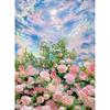 Floral Landscape 5D DIY Diamond Painting Kit City Street Scene Diamond Embroidery Painting Full Drills Mosaic Home Decor Gifts