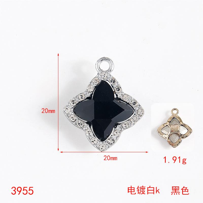 Taoxin Crystal Gemstone Pendant Electroplating Simple Fashion Jewelry Accessories DIY Necklace Pendant Alloy Jewelry