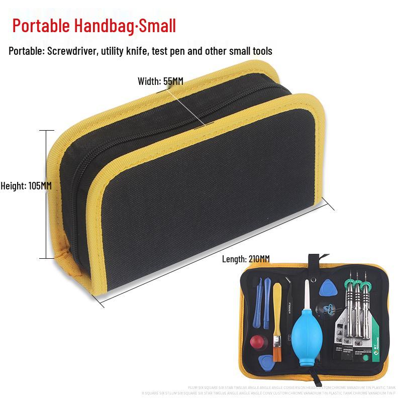 

Electrician s Portable Sturdy Handbag - Durable Thickened Cloth with Multifunctional Storage Compartments