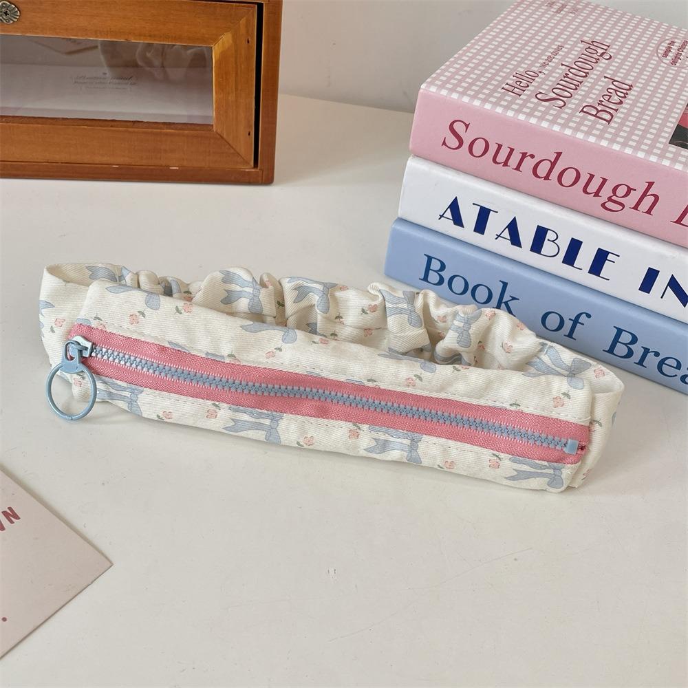 

Пенал большой емкости с цветочным принтом для хранения канцелярских принадлежностей для девочек-студенток 7