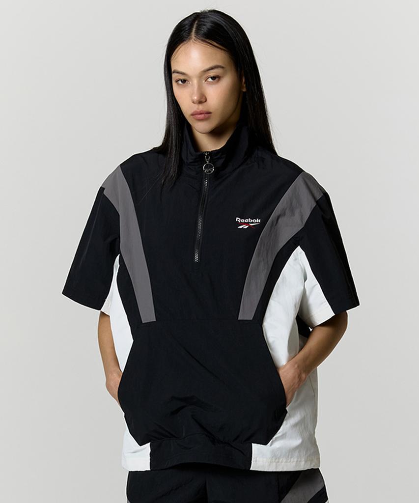 Reebok Dna Short Sleeve Anorak - Black