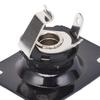 A compact and portable guitar output jack plate suitable for electric guitars such as Zerodis and Includes 4 screws Telecaster. (black).