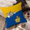 Cartoon Cute T-Tom And J-Jerry Pillow Anime Pillow Sofa Bed Head Pillow Cover Cushion Cover 45x45 Cm Fashion
