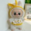 For 17cm Labubu Doll Clothes Fashion Swimwear Clothes Color Match Hoodies Dolls Accessories Cute Decoration Little Cloths