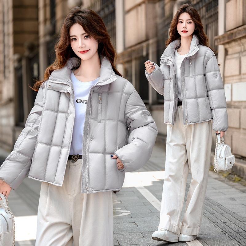 Short Stand-up Collar Puff Cotton Clothes Women's Winter Thickened Loose Small Cloud Bread Clothes Jacket Women's Clothing Year