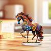 Creative Design Colorful Artistic Horse Home Desktop Decoration Ornament