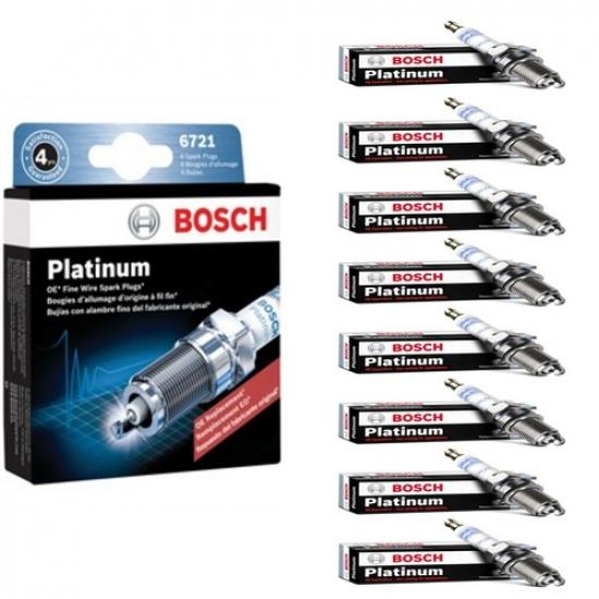 8 Spark Plugs Platinum For 1980-1981 PONTIAC GRAND PRIX V8-4.3L