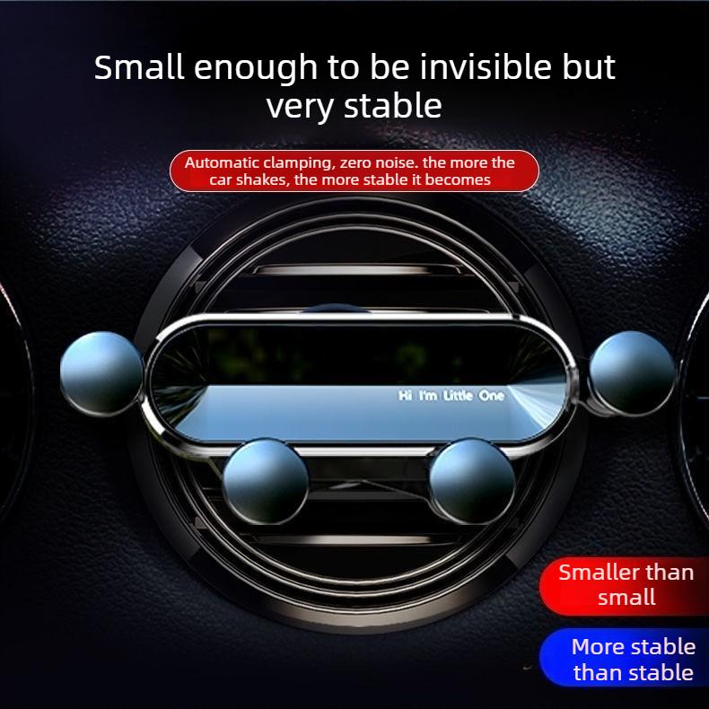Universal Car Phone Holder Gravity Vent Mount Foldable Hands Free Air Vent Magnetic Navigation Sticky Stand