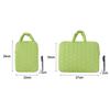 Loving Tablet Bag Anti-fall Large Capacity Notebook Computer Case Plush Lining Shockproof Laptop Sleeve for 11/13inch Office