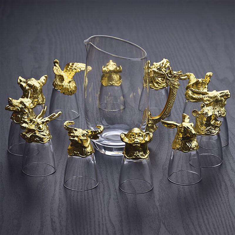 LISM Handmade Zodiac Sake Glass Gift Set