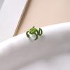 1/2/3 Pairs Frog-Shaped Earrings Clip-On Functionality Alloy Ear Clips Electroplated Earrings Jewelry Accessories