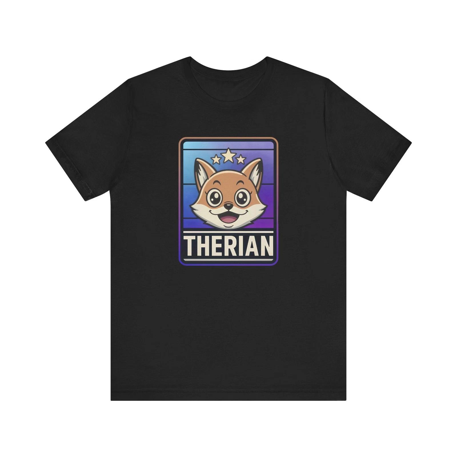Copy of Retro Raccoon Therian Shirt Fox Therian - Therian Clothes Therian Gift XL