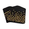 Pack of 20 Strong Absorbent Disposable Napkins Gold Foil Designs for Birthday Christmas Party Occasion Use