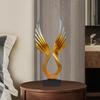 Nordic Style Eagle Wing Statue Artwork Indoor Craft Collectible Figurine Resin Ornament for Decor