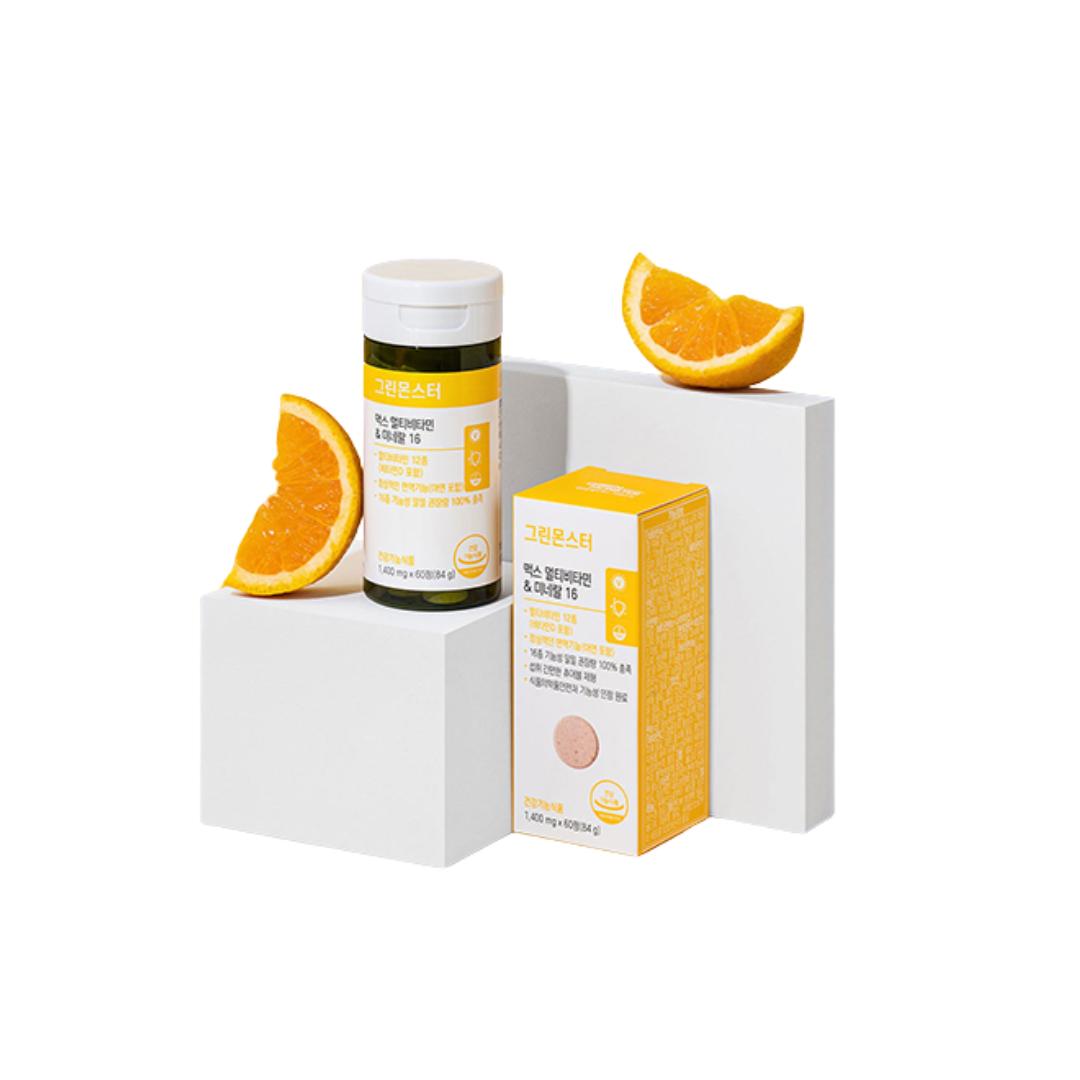 

[Зелений монстр] Max Multi Vitamin (1400 мг*60 шт)