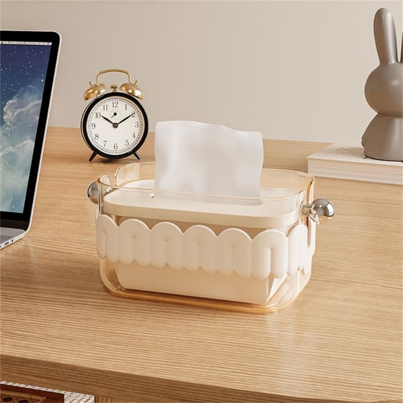 Versatile Tissue Storage Box Covers with Elegant Designs Home Accessory for Household Decoration Office and Car Storage