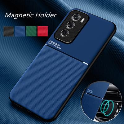 Odolný ochranný kryt pre OPPO Reno 12 Pro 5G Reno13 Reno 13 11 11F Puzdro Vstavaný magnetický držiak do auta Phone Coque Fundas