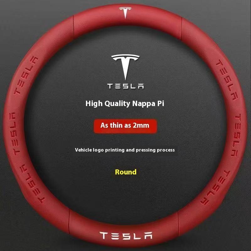 Car Steering Wheel Cover For Tesla Model 3 Model S Model Y Model X Roadster 2019-2025 Auto interior Steering Wheel Accessories