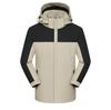 Personalized Windproof 3-in-1 Jacket: Solid Color, Custom Logo, Unisex Design, Thick Workwear