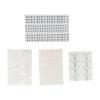 Fashion Rhinestone Stickers Mixed Disposable Tattoo Stickers 3D Face Jewelry Stickers  Party