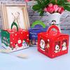 10pcs Candy Gift Christmas Christmas Eve Apple Packaging Gift Decoration Boxes Cake Packaging Boxes