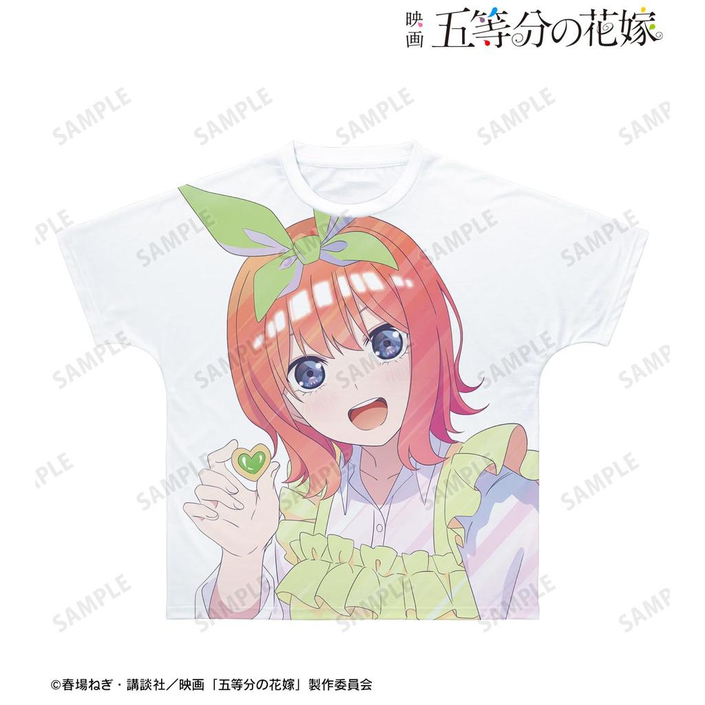 Quintessential Movie Original Nakano Yotsuba Uniform Apron Ani Art Clear Label Full Graphic Size M "The Quintuplets" Illustration Ver. T-shirt,