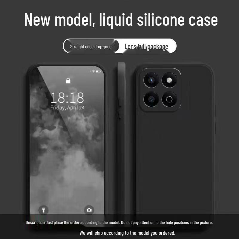 Honor Play 60 Plus Solid Color Anti-Drop Liquid Soft Case