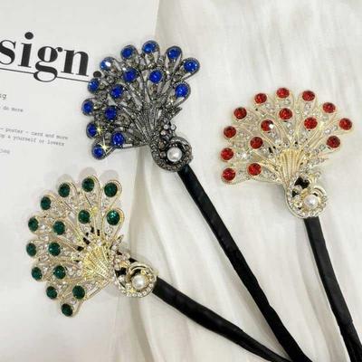 Elegant Peacock Shape Hair Bun Maker Twist Headwear Roll Hair Tool Hairstyle Twist Easy Fast Snap Hair Curler Women