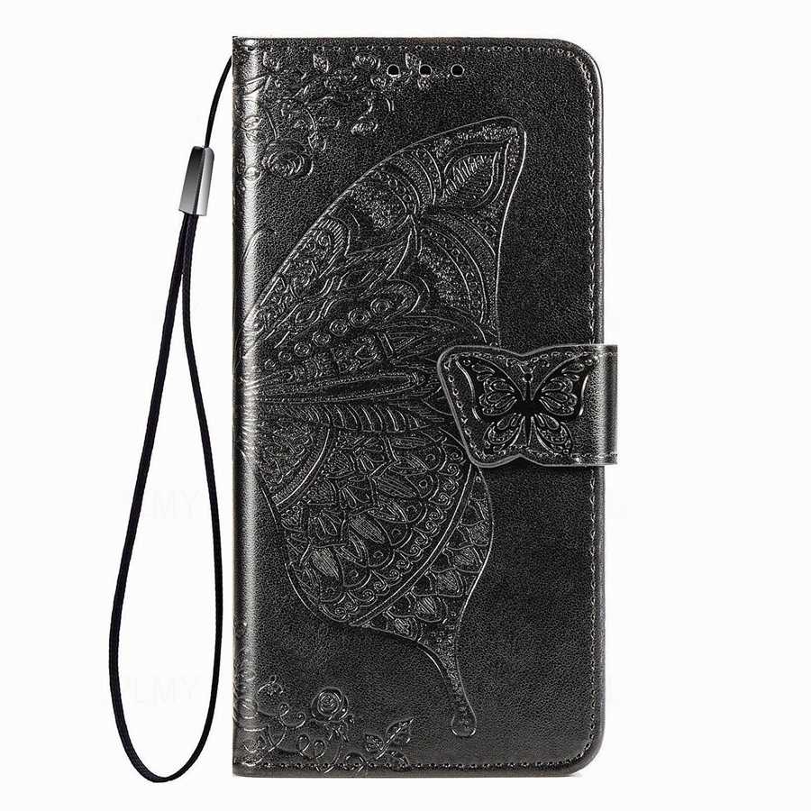 Butterfly Leather Flip Case For Vivo Y21D Y21 Y27 Y39 Y35 Y16 V30 V40 Y29 Y18 Y28 Y04 Y70 V23 5G V25 V29 V60 Lite V27 Y17S Y31 Y36 Wallet Cover
