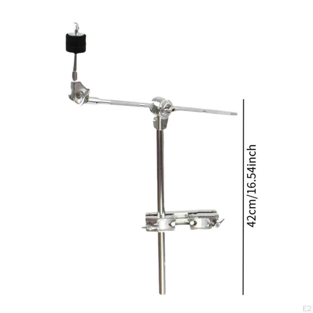 Cymbal Arm Extension Mount Easy Installation Hardware Adjustable Bracket Sturdy Metal Attachment