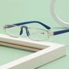 Quality Quality Quality Quality Men's Hyperopia Glasses Portable Classic Small Frame Glasses HD Clear Reading Glasses