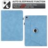 Tablet Case For iPad Air 11 (2025)/(2024)/Air (2022)/(2020) Rotating Stand Solid Color PU Leather Cover