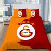 Football Club G-Galatasarays Bedding Set Soft Comforter Cover With 1/2pcs Pillow Shams For Kids Adults Microfiber Quilt Cover