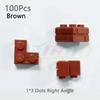 High-Quality 100Pcs Self-assembly High-Quality Building High-Quality Blocks Urban Area High-Quality Moc High-Quality Thick High-Quality Wall