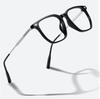 1pc Fashion Glasses - Classic Square Metal Frame, Clear Lenses, Cyberpunk Style,Suitable for Men and Women