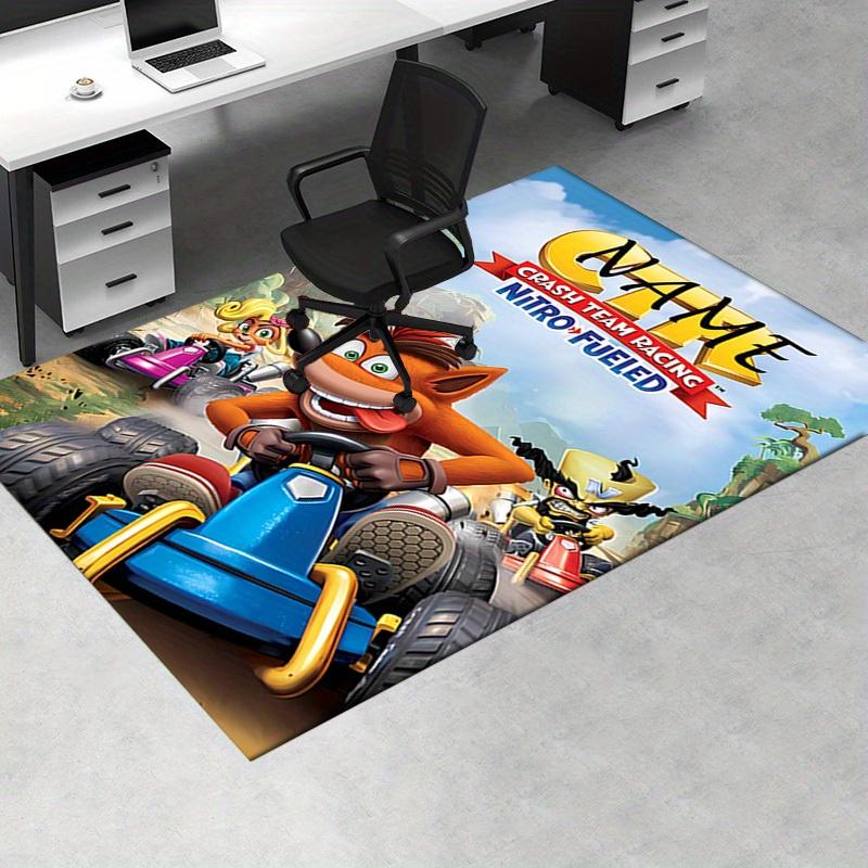 Poster Crash Team Racing Office Carpet Soft Polyester Entrance Carpet Washable Non Slip Machine Wash