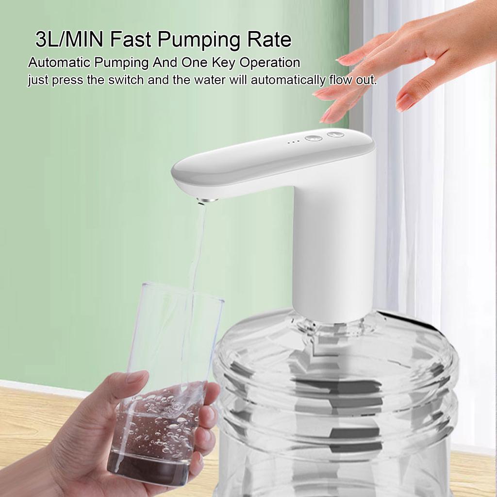 Portable Electric Water Dispenser USB Charging Automatic Drinking   for   Black